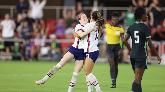 Lavelle leads USWNT in win despite seeing Nigeria snap impressive shutout streak